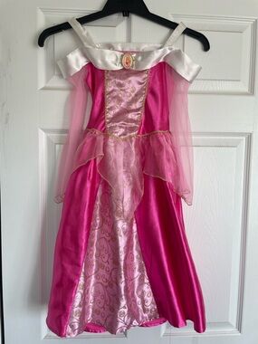 BNWOT Disney Princess Pink Sleeping Beauty Aurora Costume Dress for Kids